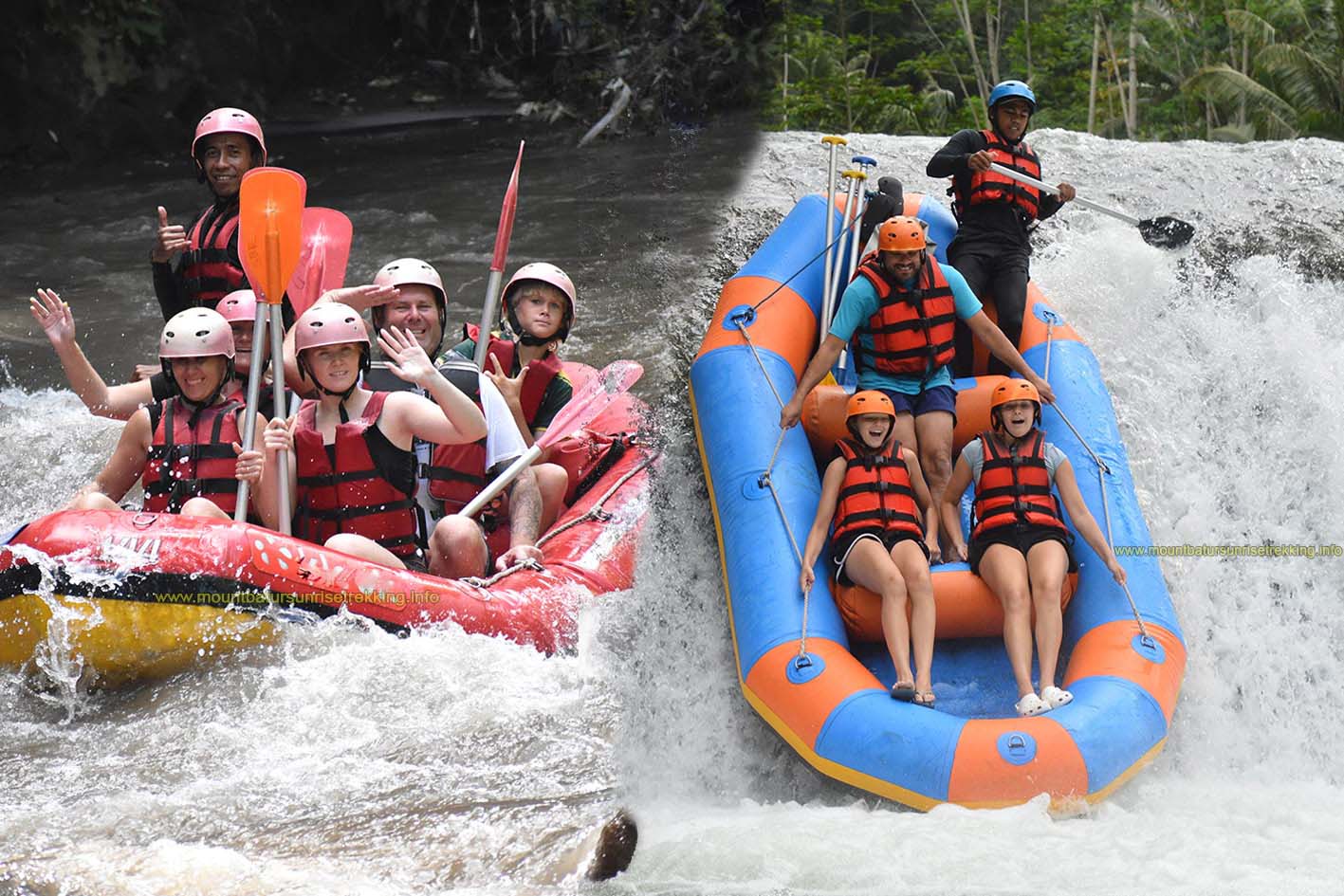 Ayung River vs Telaga Waja River